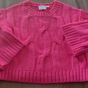 Anthropologie Maeve oversized cable knit sweater